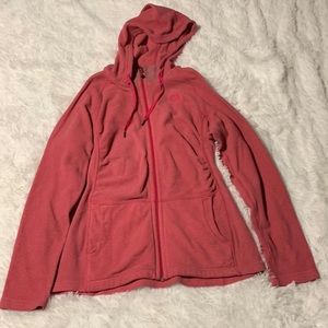 The North Face Hooded Fleece Jacket, Size M, Pink